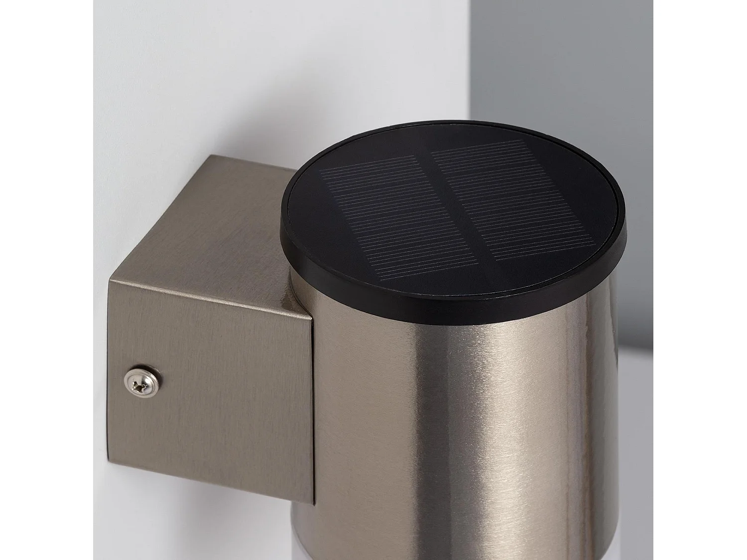 Aplique de Pared Exterior Solar LED de Aluminio Bekitro Blanco Cálido 3000K