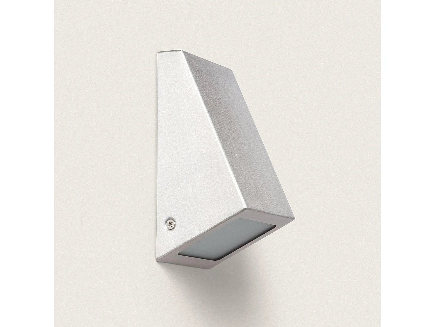 Applique da Parete Per Esterni Metallo e Cristallo Ruzafa Grigio