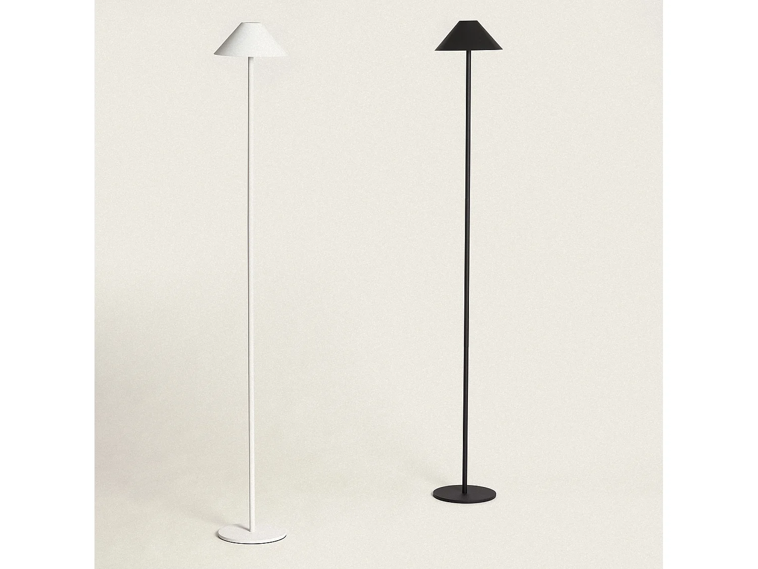 Lampadaire LED 3W Portable Extérieur avec Batterie USB Rechargeable Kivuli Blanc