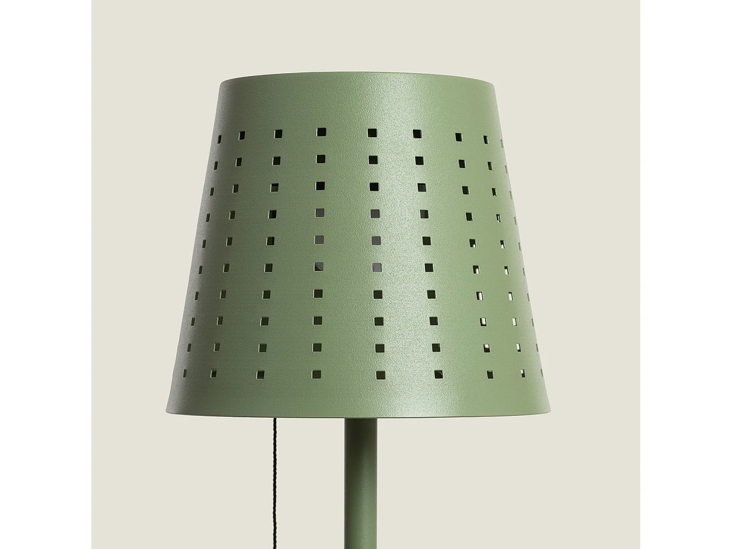 Lámpara de Pie Solar Exterior LED 3W Banate Verde Celadón