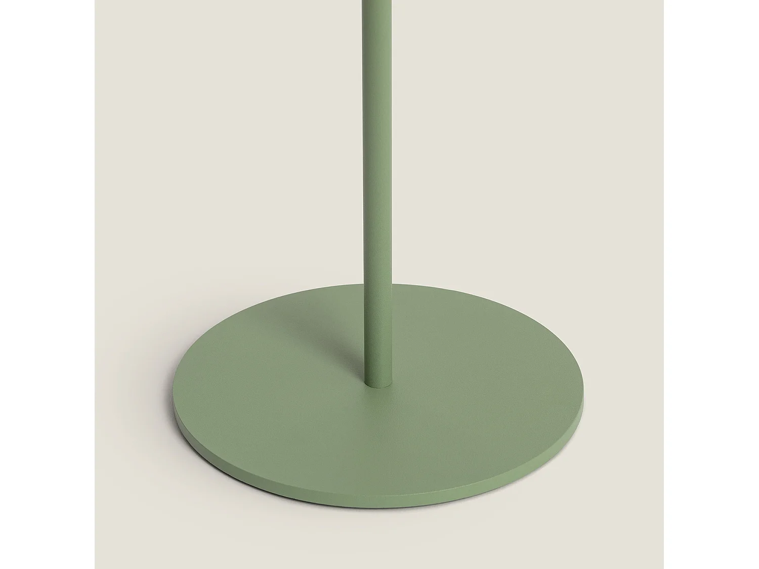 Lámpara de Pie Solar Exterior LED 3W Banate Verde Celadón