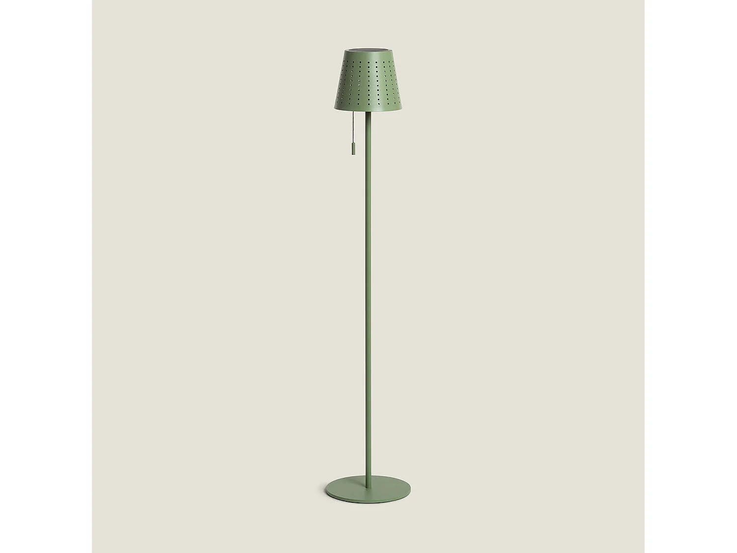 Lampadaire Solaire Extérieur LED 3W Métal Banate Vert Céladon