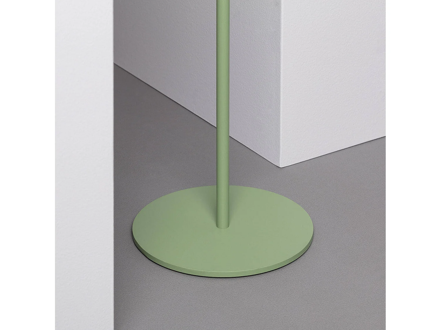 Lampadaire Solaire Extérieur LED 3W Métal Banate Vert Céladon