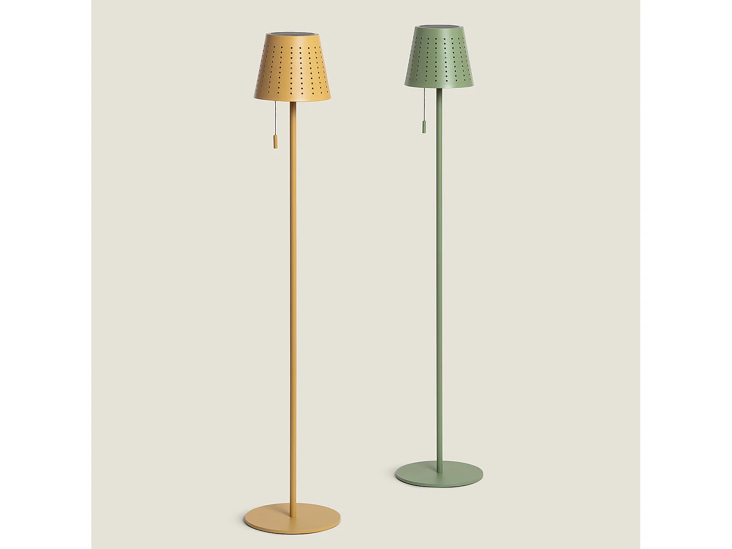 Lampadaire LED Extérieur Solaire 3W Banate Jaune Sable