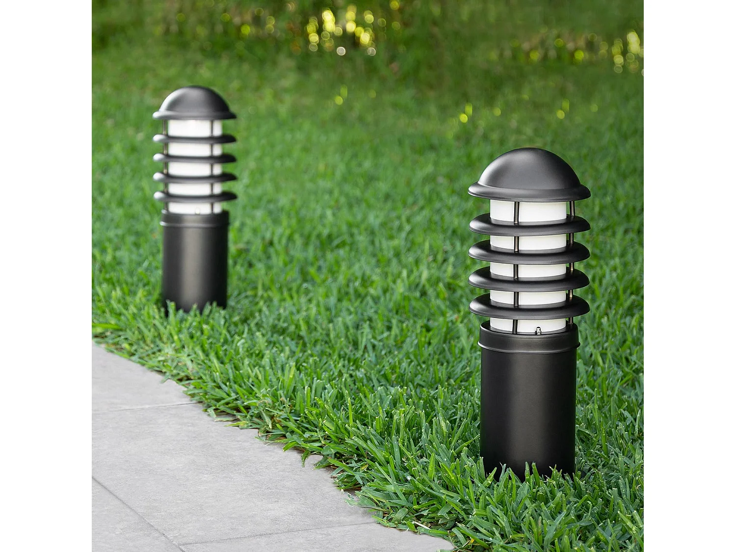 Lampioncino Esterno Superficie Guiza 40cm Nero