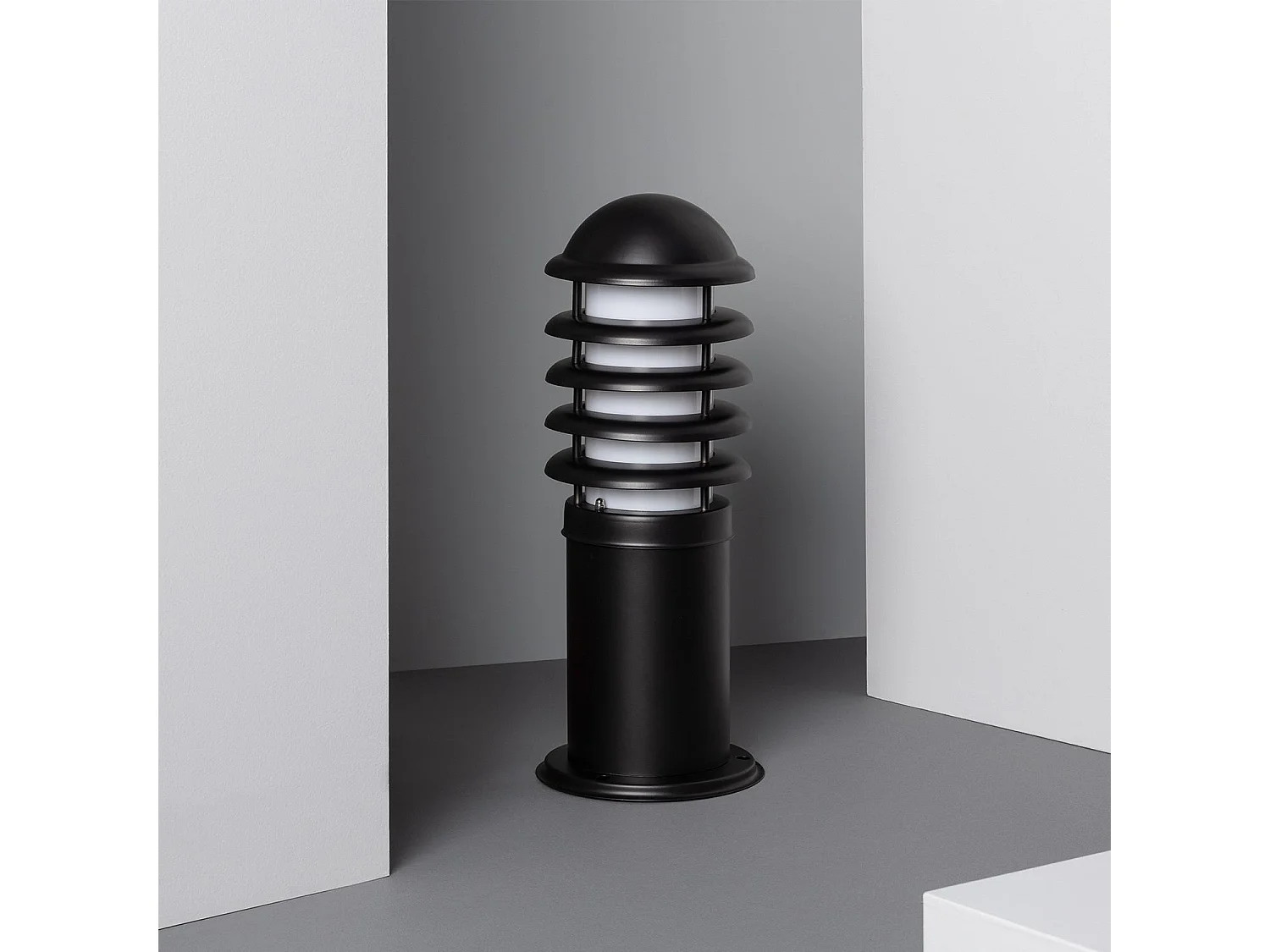 Lampioncino Esterno Superficie Guiza 40cm Nero