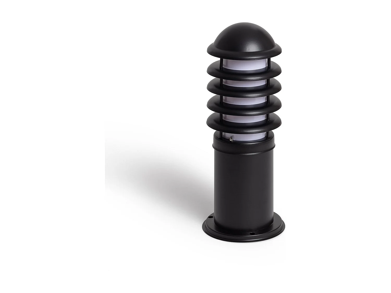 Baliza Exterior Superficie Pie 40cm Guiza Negro