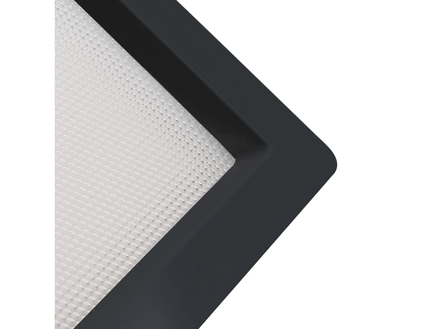 Downlight LED 25W Quadrato Aero 130 lm/W Microprismatico LIFUD Foro 165x165 mm Nero Bianco Caldo 3000K