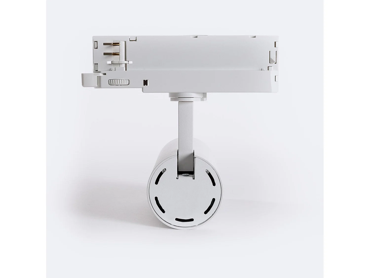 Spot LED sur Rail Triphasé 20W Carlo Blanc 6000K Blanc froid