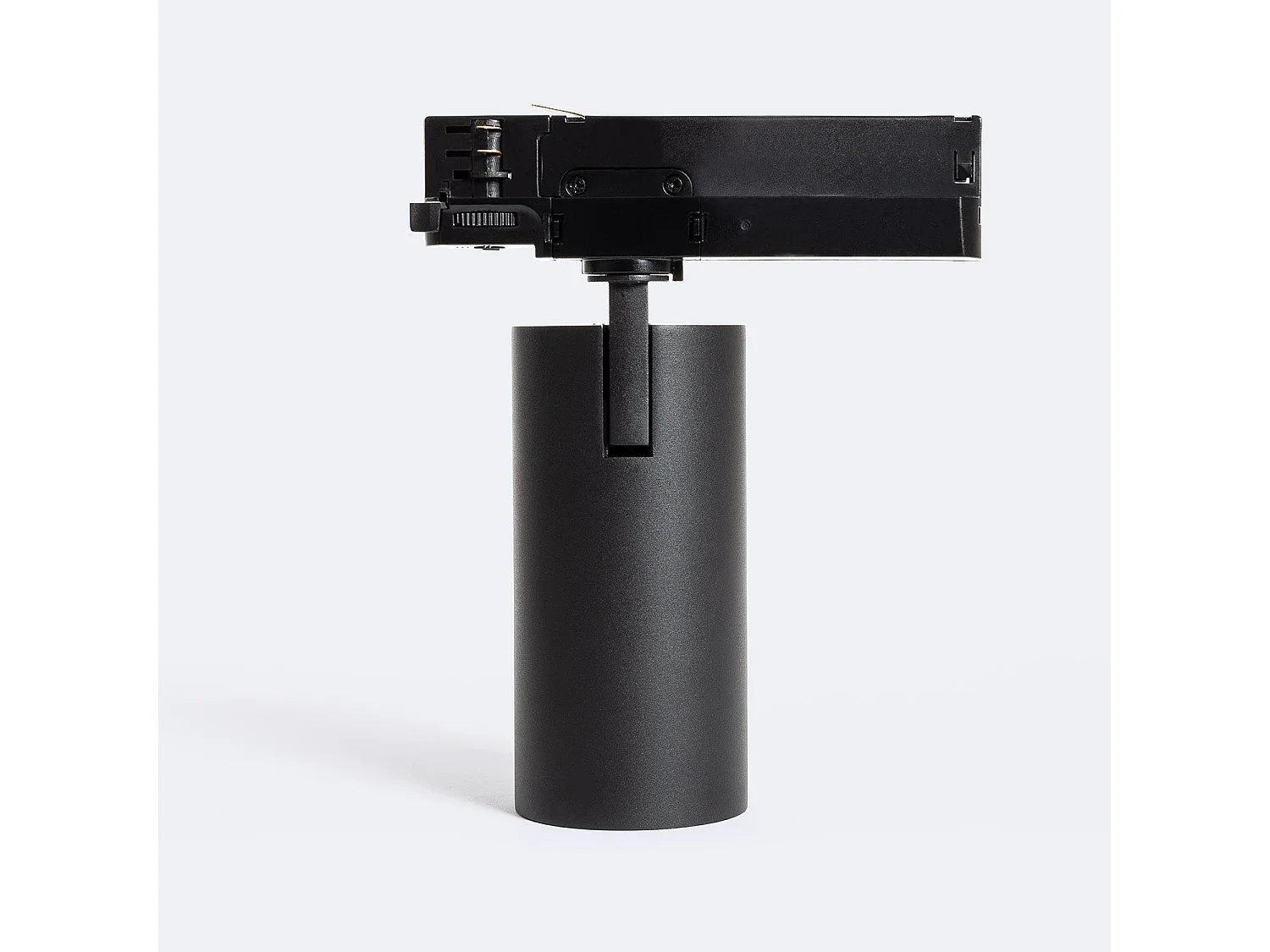 Spot LED sur Rail Triphasé 30W Fasano Dimmable Noir 3500K Blanc chaud