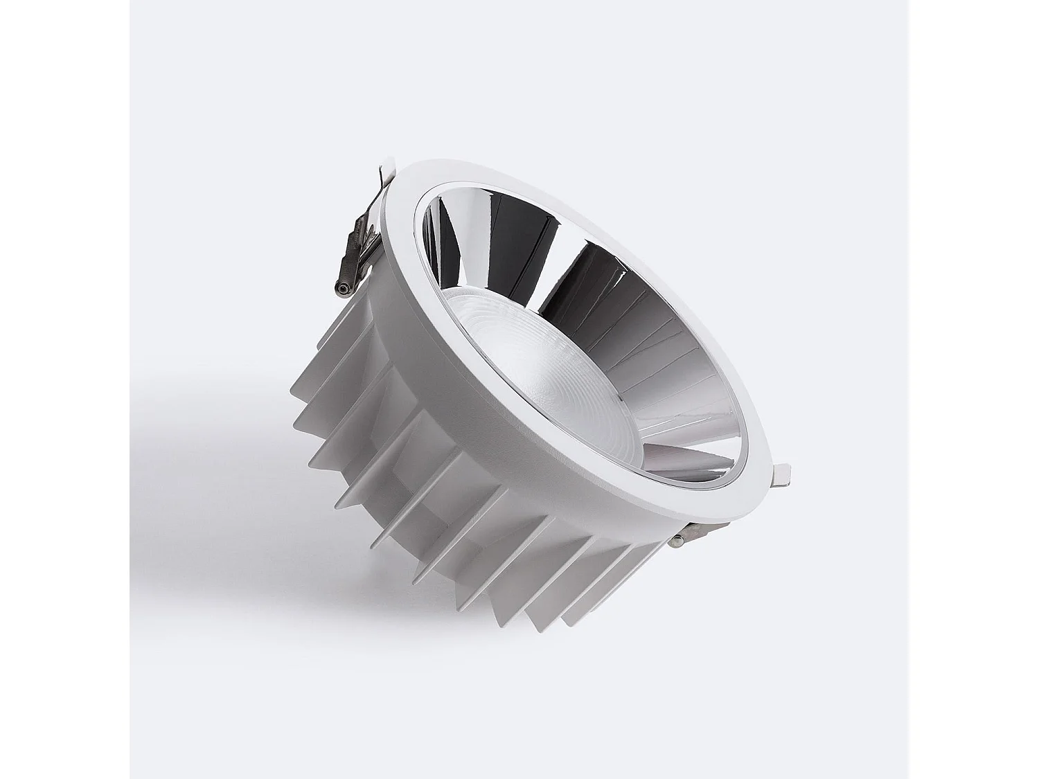 Downlight LED 40W Rond Premium CRI90 LIFUD Coupe Ø 180 mm 2700K Blanc chaud