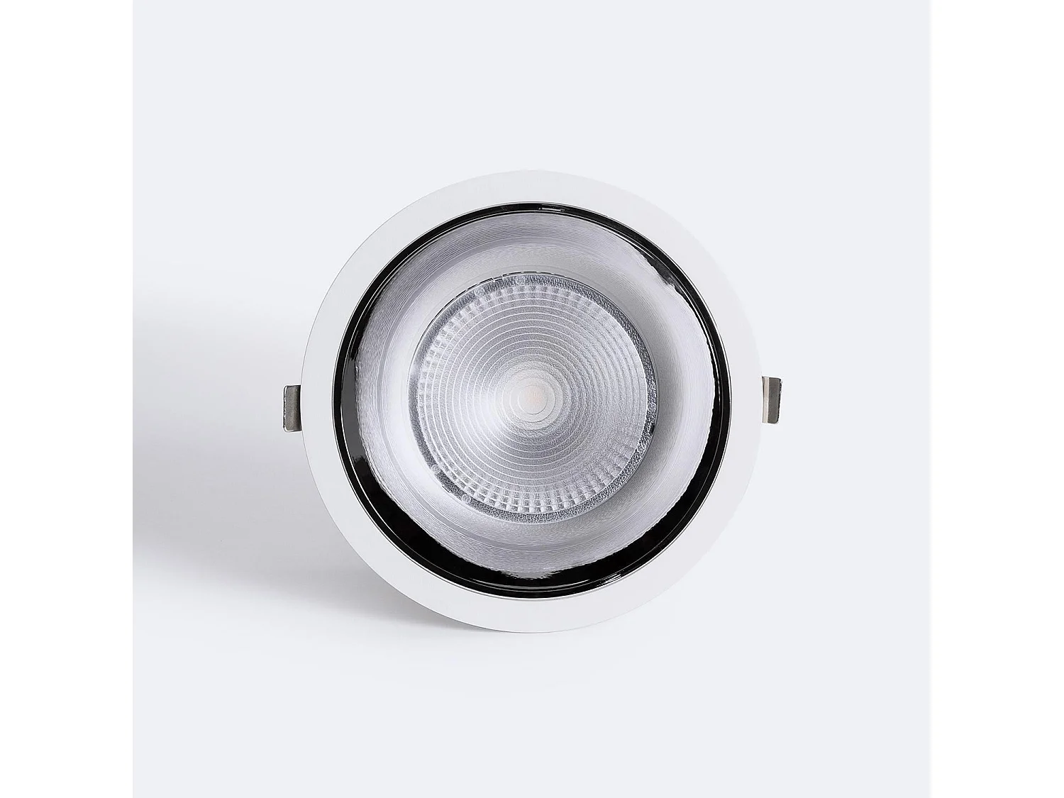 Downlight LED 40W Rond Premium CRI90 LIFUD Coupe Ø 180 mm 2700K Blanc chaud