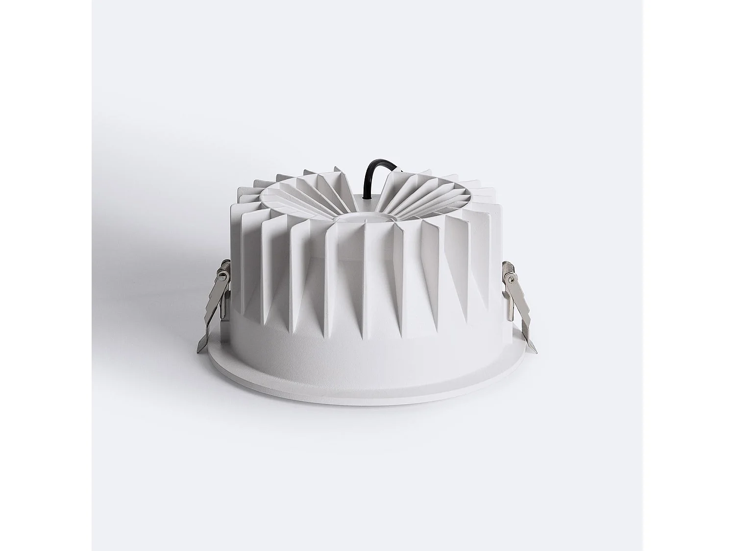 Downlight LED 40W Rond Premium CRI90 LIFUD Coupe Ø 180 mm 2700K Blanc chaud