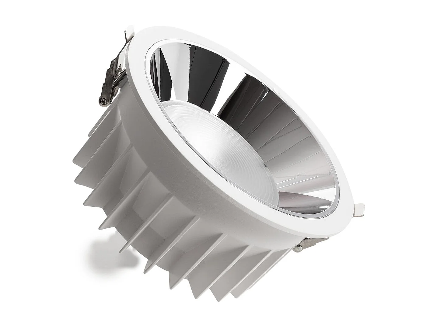 Downlight LED 40W Rond Premium CRI90  Coupe Ø 180 mm 2700K Blanc chaud