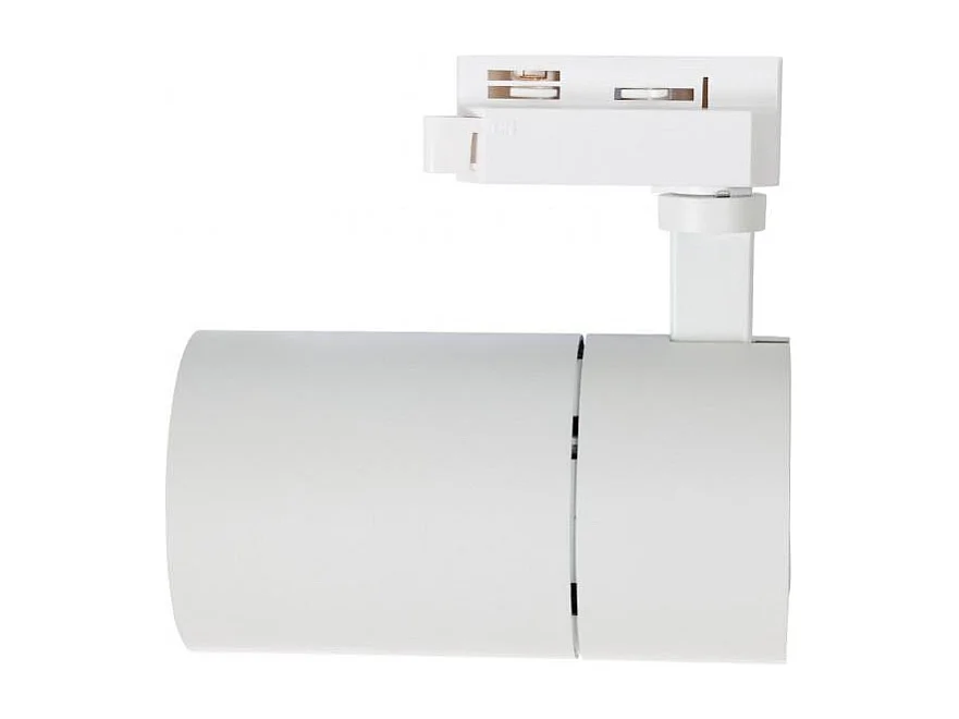 Spot LED sur Rail Monophasé 30W Mallet Dimmable Blanc 4000K Blanc neutre