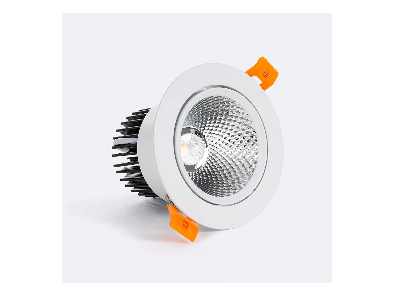 Spot Downlight LED 9W Rond COB CRI90 Coupe Ø 90 mm No Flicker 2700K Blanc chaud