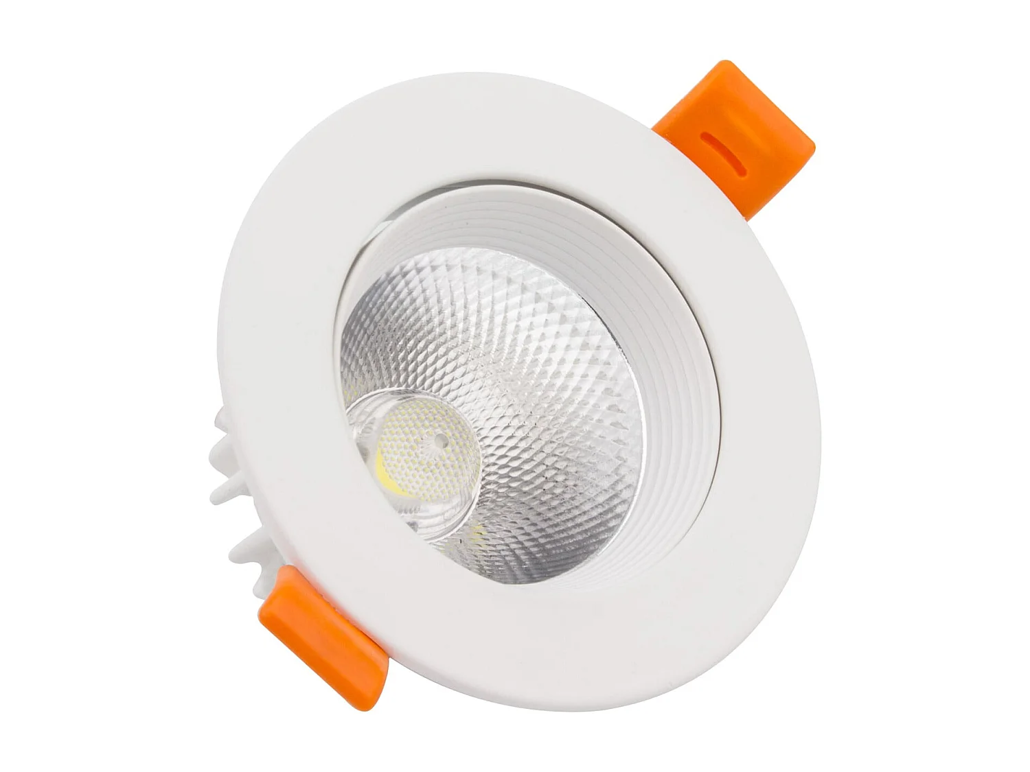 Spot Downlight LED 9W Rond COB CRI90 Coupe Ø 90 mm No Flicker 2700K Blanc chaud