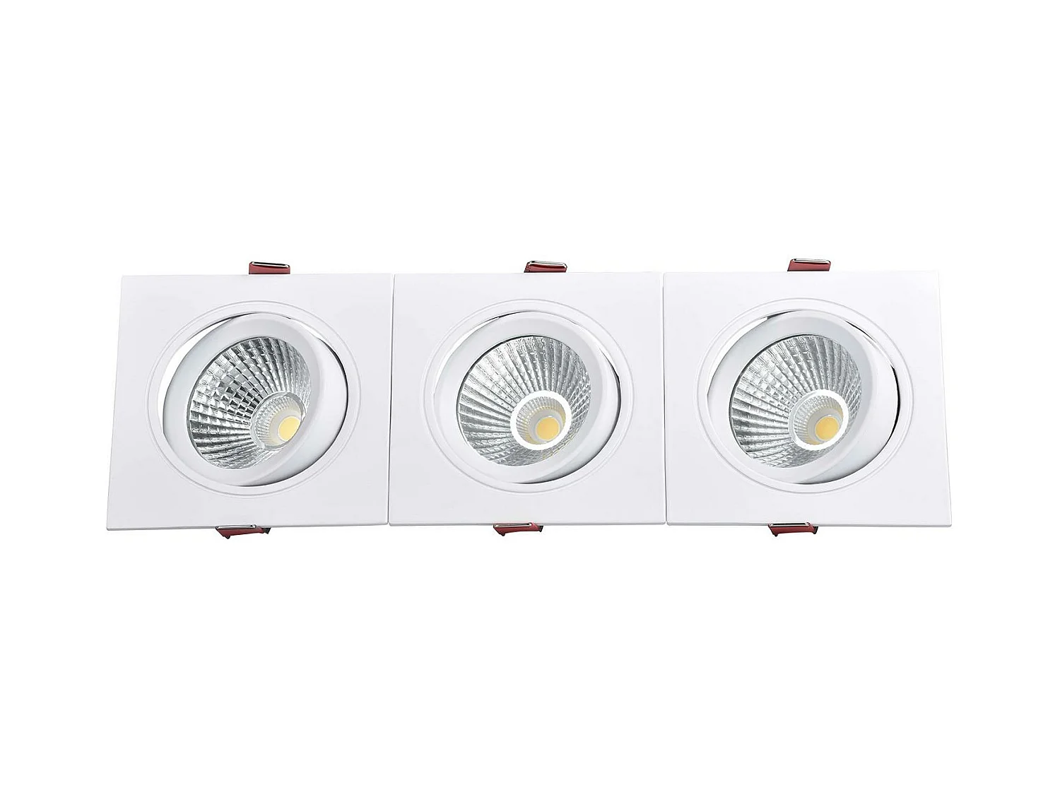 Spot Downlight LED 45W Rectangulaire Madison Coupe 400x120 mm 3000K Blanc chaud