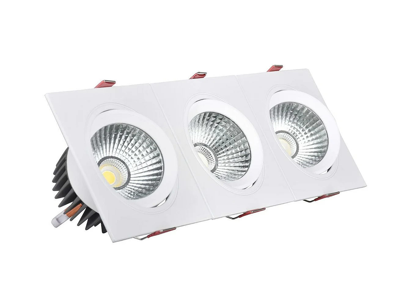 Spot Downlight LED 45W Rectangulaire Madison Coupe 400x120 mm 3000K Blanc chaud