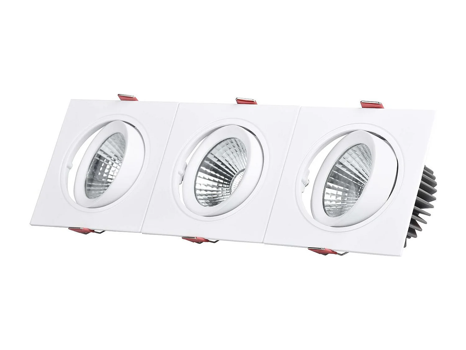 Spot Downlight LED 45W Rectangulaire Madison Coupe 400x120 mm 3000K Blanc chaud