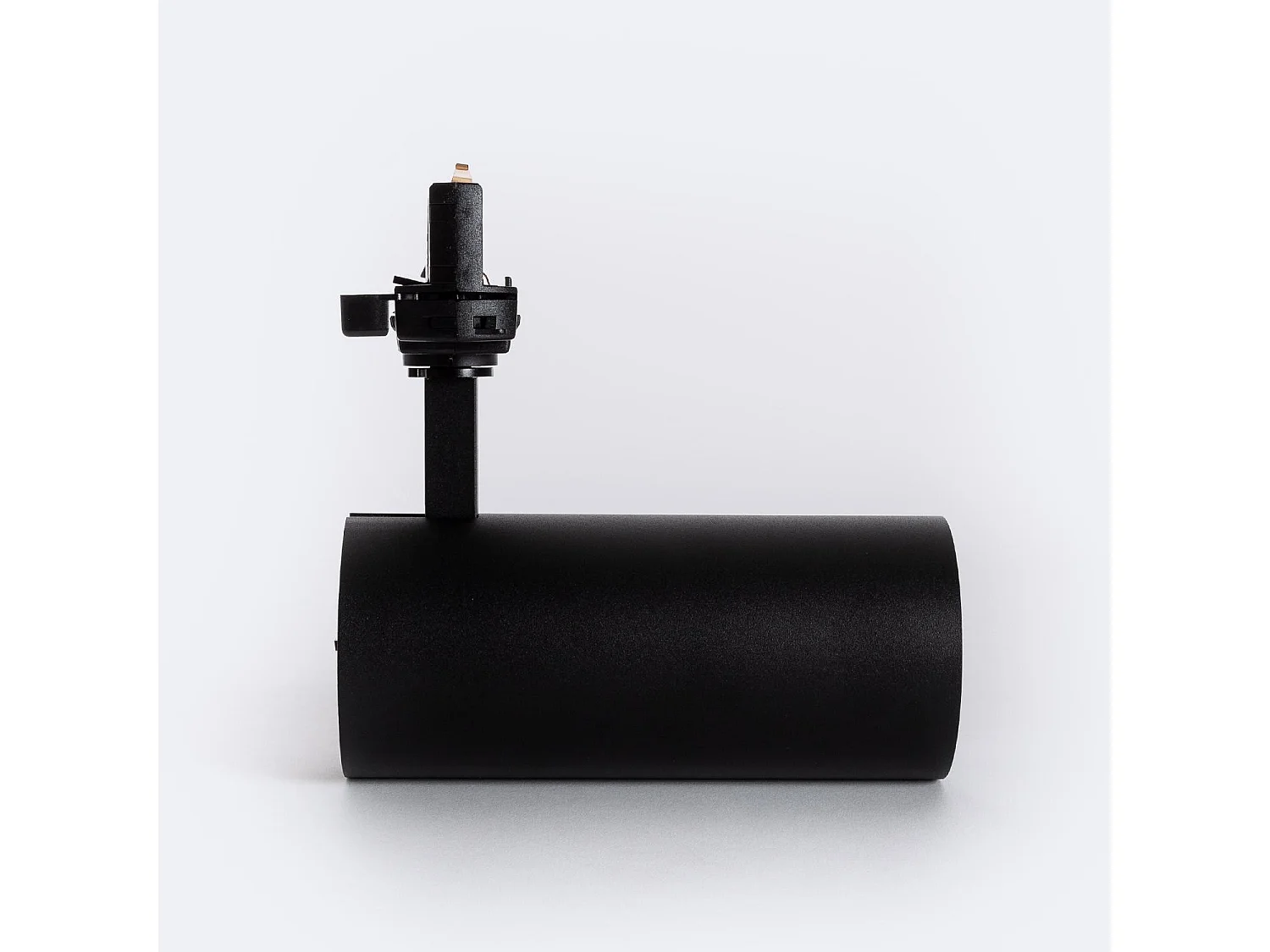 Spot LED sur Rail Triphasé 40W Carlo Noir 2700K Blanc chaud