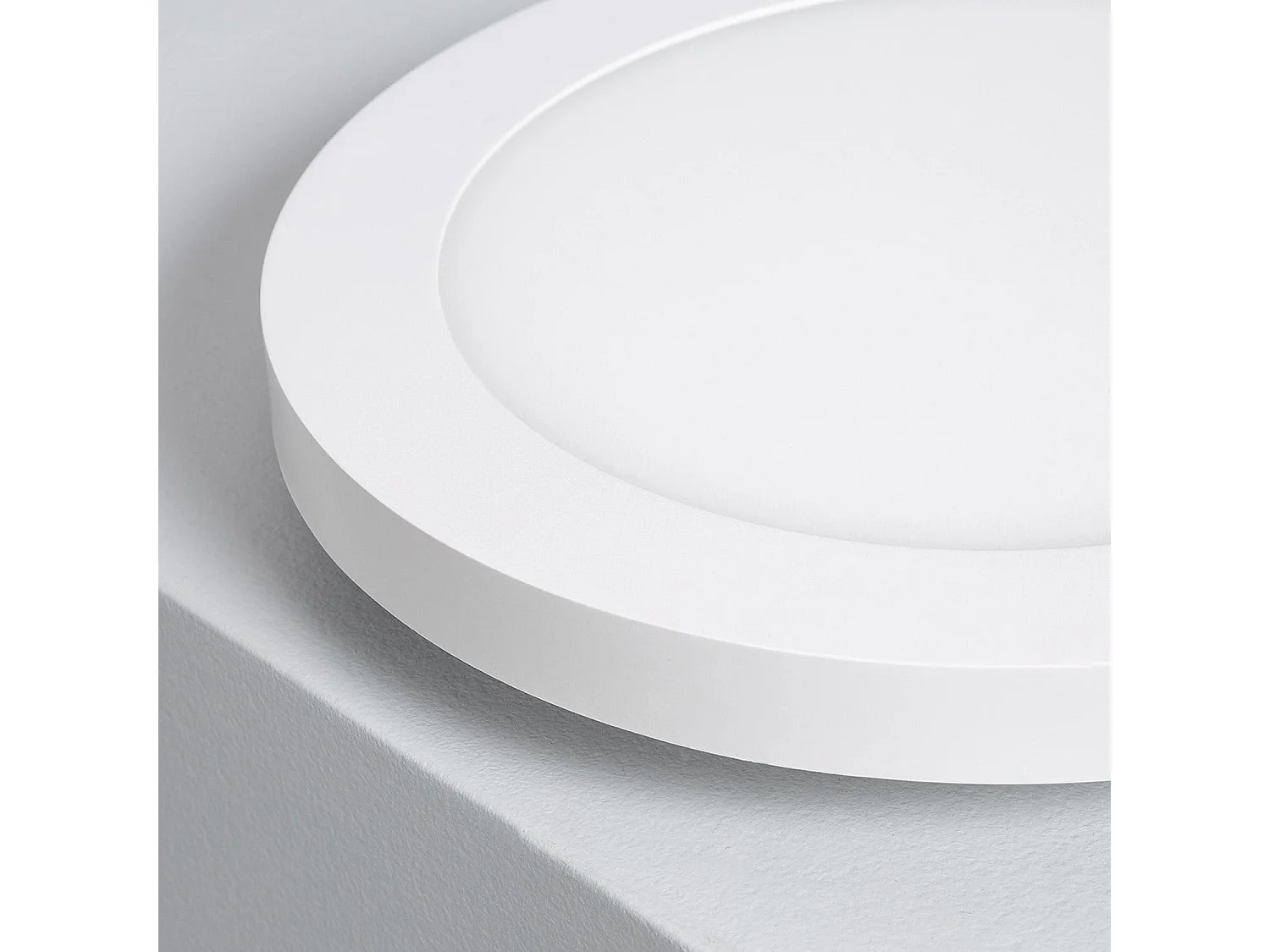 Dalle LED Rond 22W Sélectionnable Slim Surface Coupe Ajustable Ø 60-160mm Sélectionnable (chaud-neutre-froid)