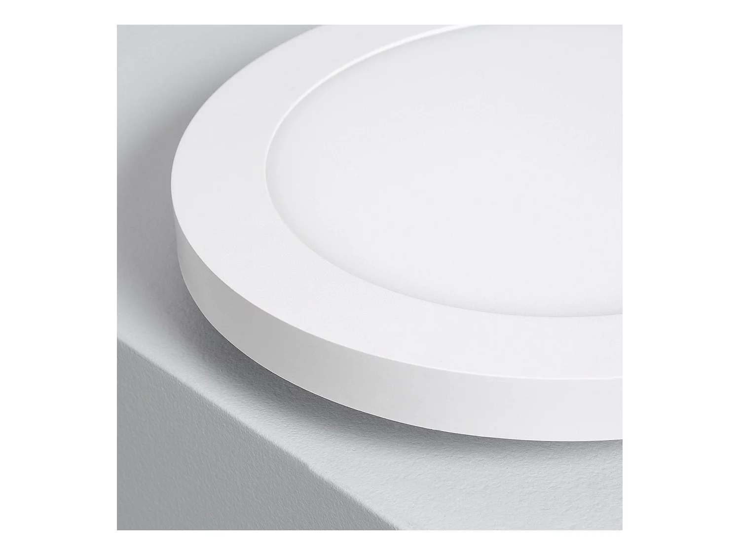 Dalle LED Rond 22W Sélectionnable Slim Surface Coupe Ajustable Ø 60-160mm Sélectionnable (chaud-neutre-froid)