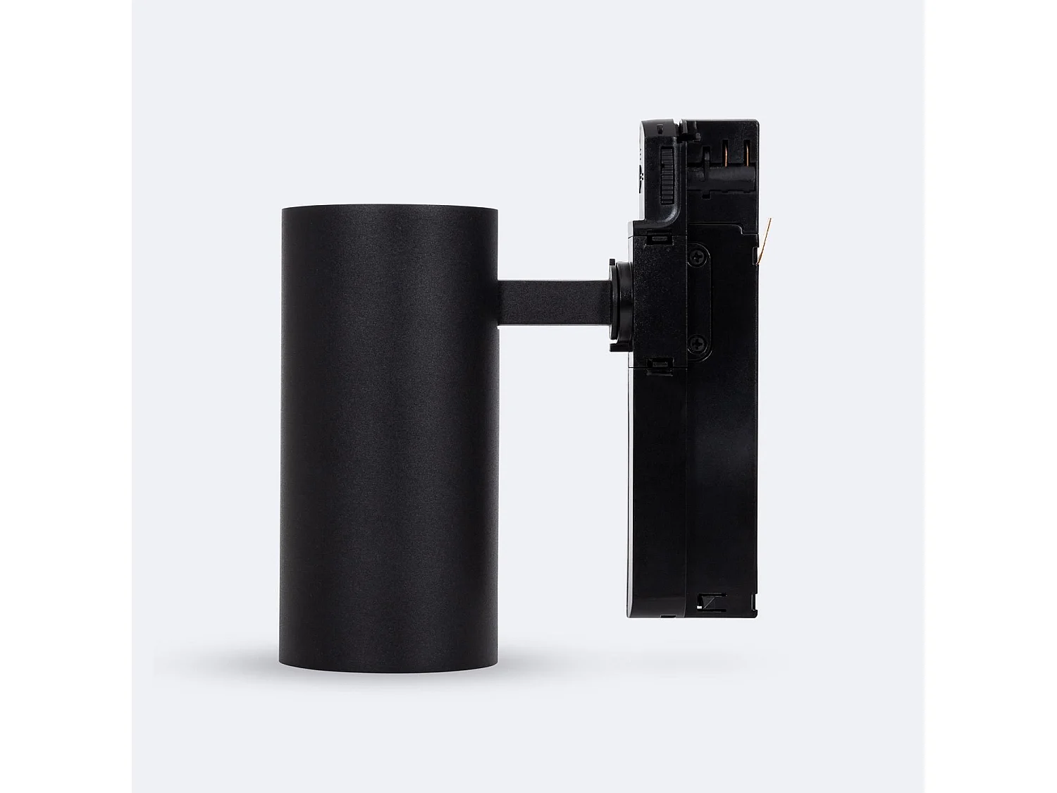 Spot LED sur Rail Triphasé 30W Fasano Dimmable CCT Sélectionnable Noir 2700K - 3200K - 4000K Sélectionnable