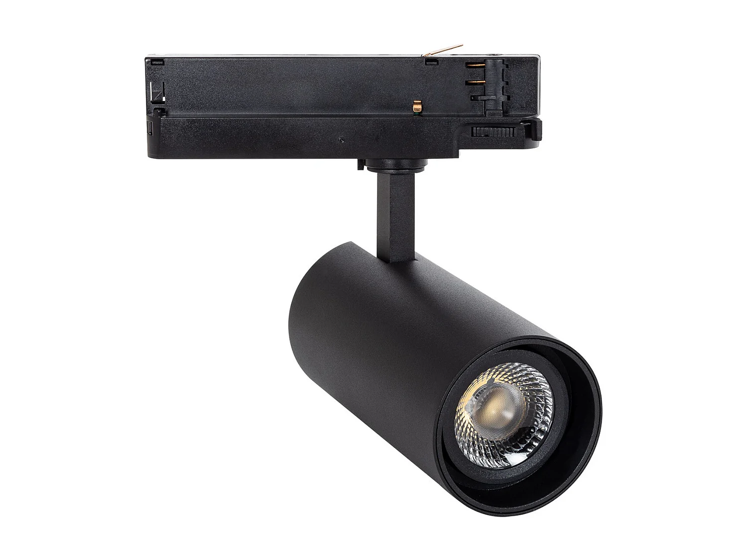 Spot LED sur Rail Triphasé 30W Fasano Dimmable CCT Sélectionnable Noir 2700K - 3200K - 4000K Sélectionnable