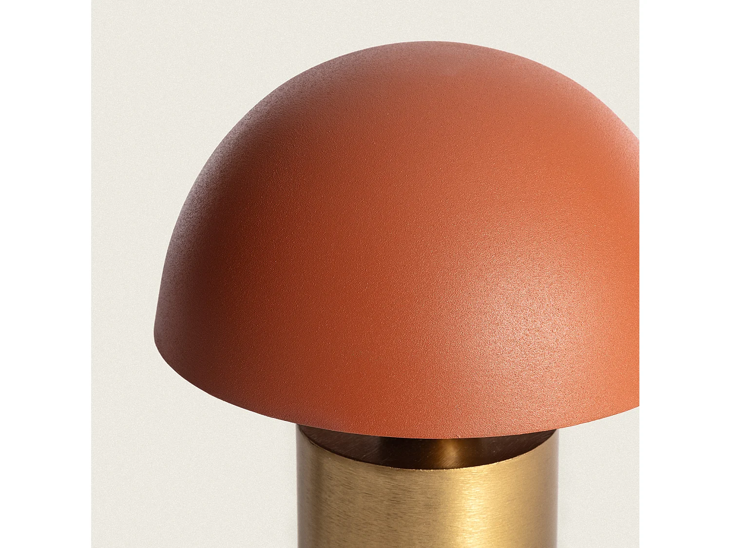 Lampe à Poser Métal Lis Terre cuite