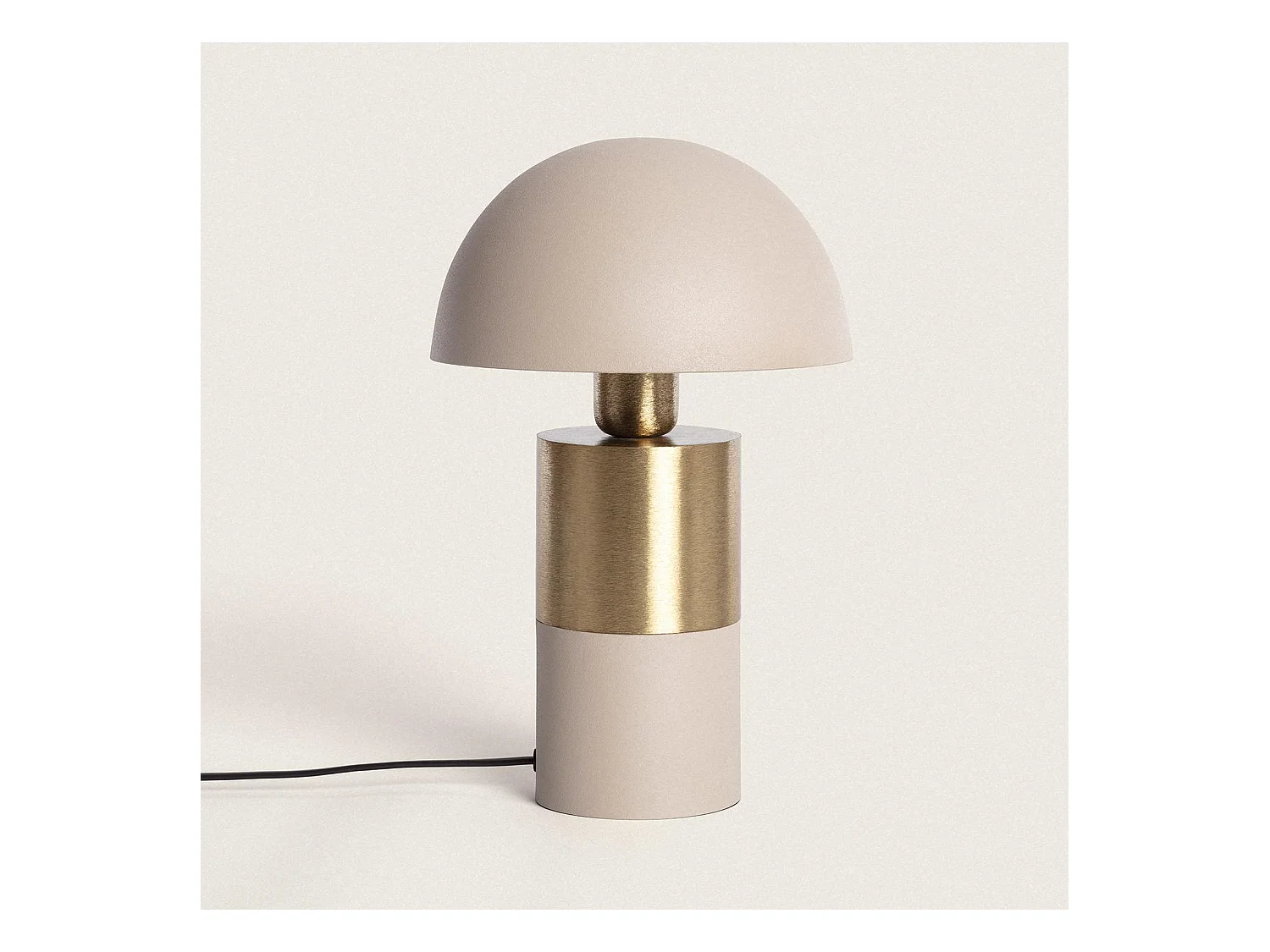 Lampe à Poser Métal Lis Terre cuite