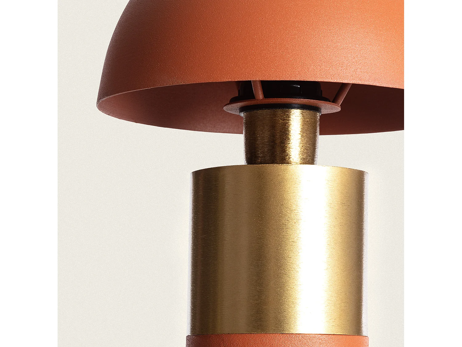 Lampe à Poser Métal Tanev Lis Terre cuite