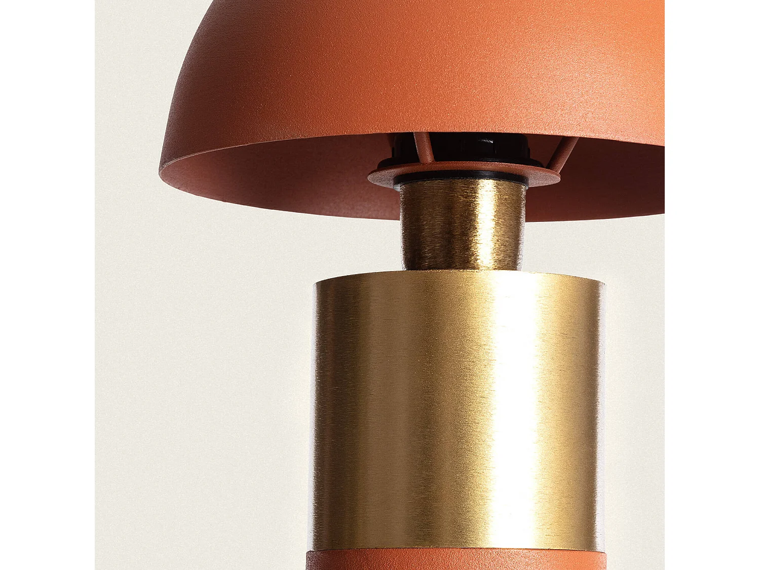 Lampe à Poser Métal Tanev Lis Terre cuite
