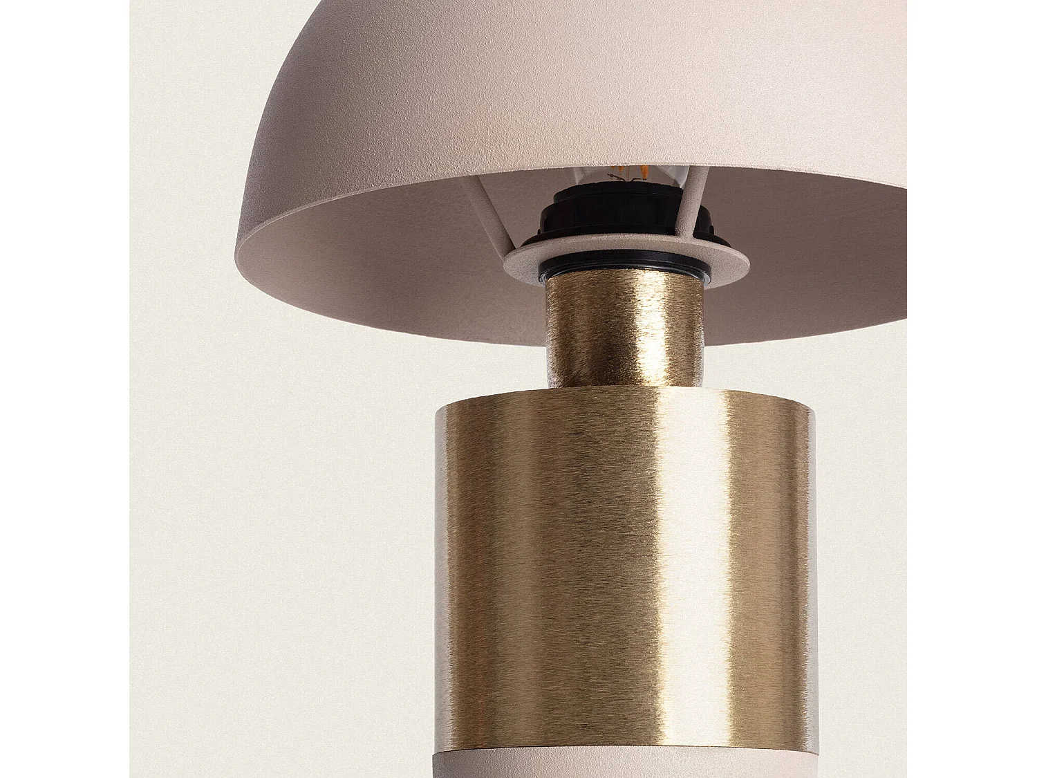 Lampe à Poser Métal Tanev Lis Terre cuite