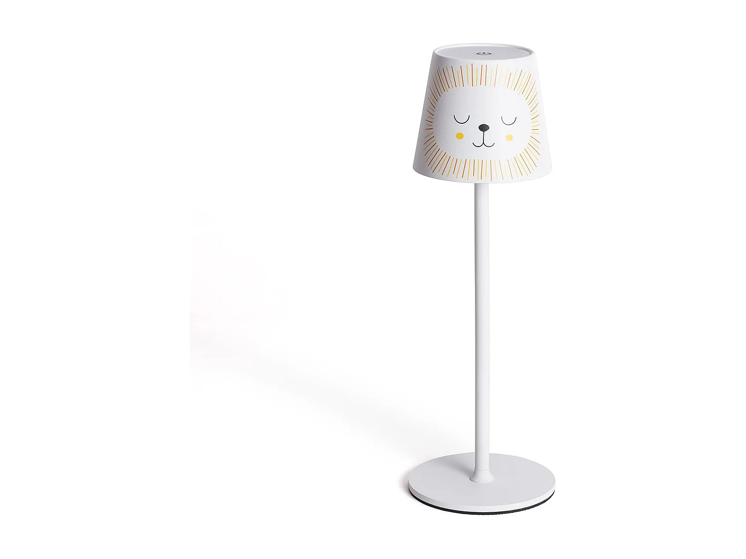 Lámpara de Mesa LED 3W Portátil de Metal con Batería USB Recargable Anisa Amarillo