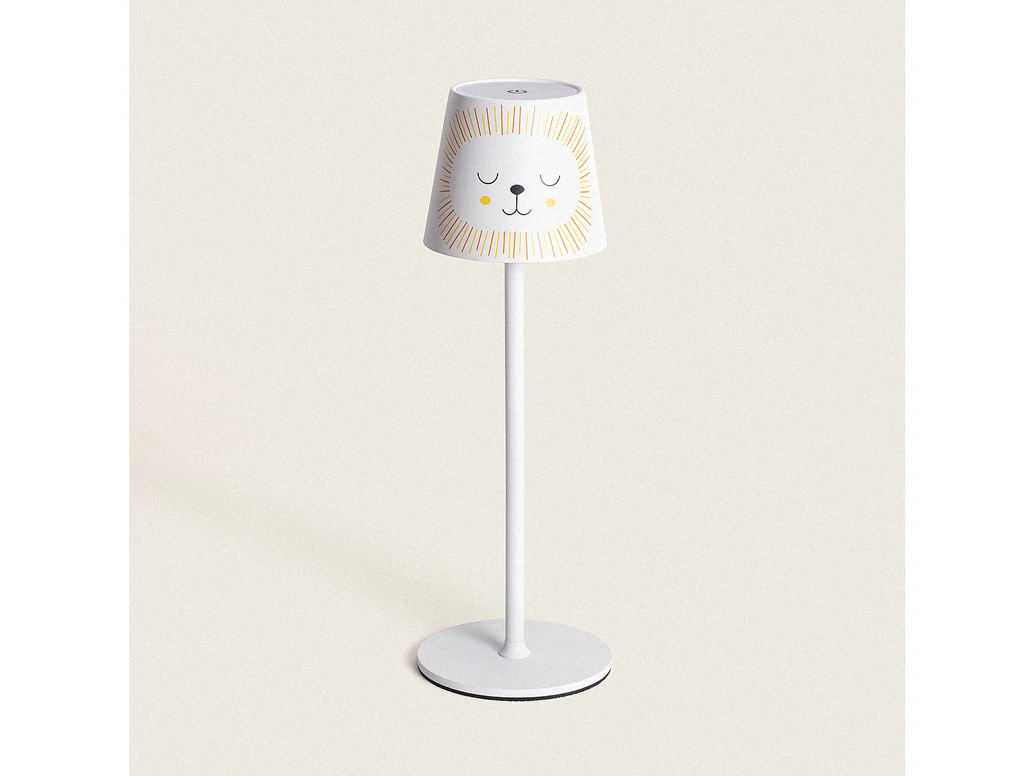 Lámpara de Mesa LED 3W Portátil de Metal con Batería USB Recargable Anisa Amarillo
