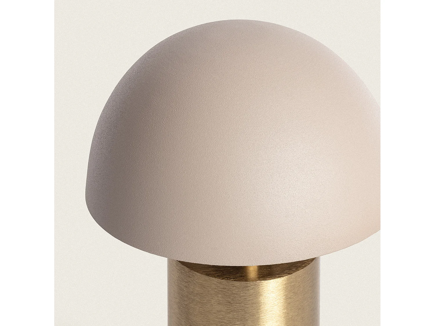 Lampada da Tavolo Metallo Tanev Lis Beige