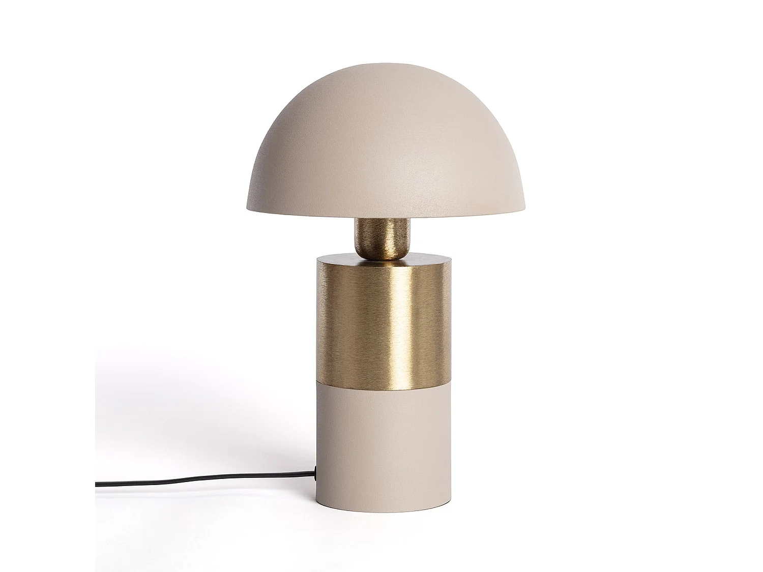 Lampe à Poser Métal Tanev Lis Beige