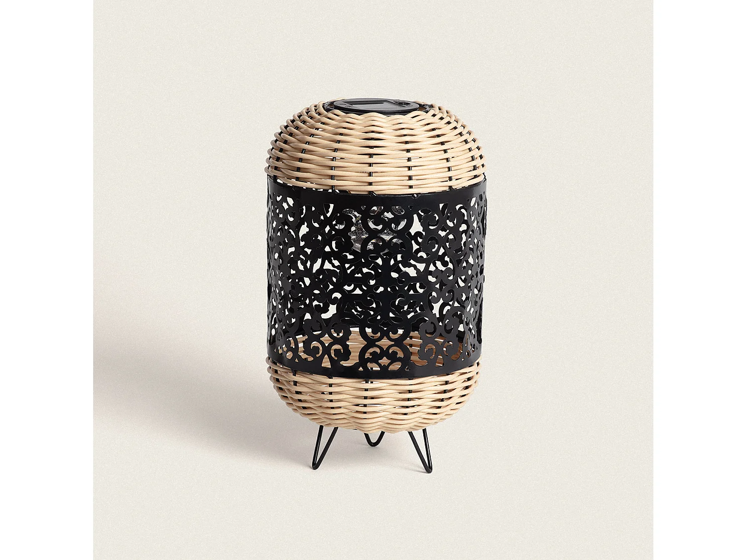 Lámpara de Mesa Exterior LED Solar Agra 2700K Blanco Cálido