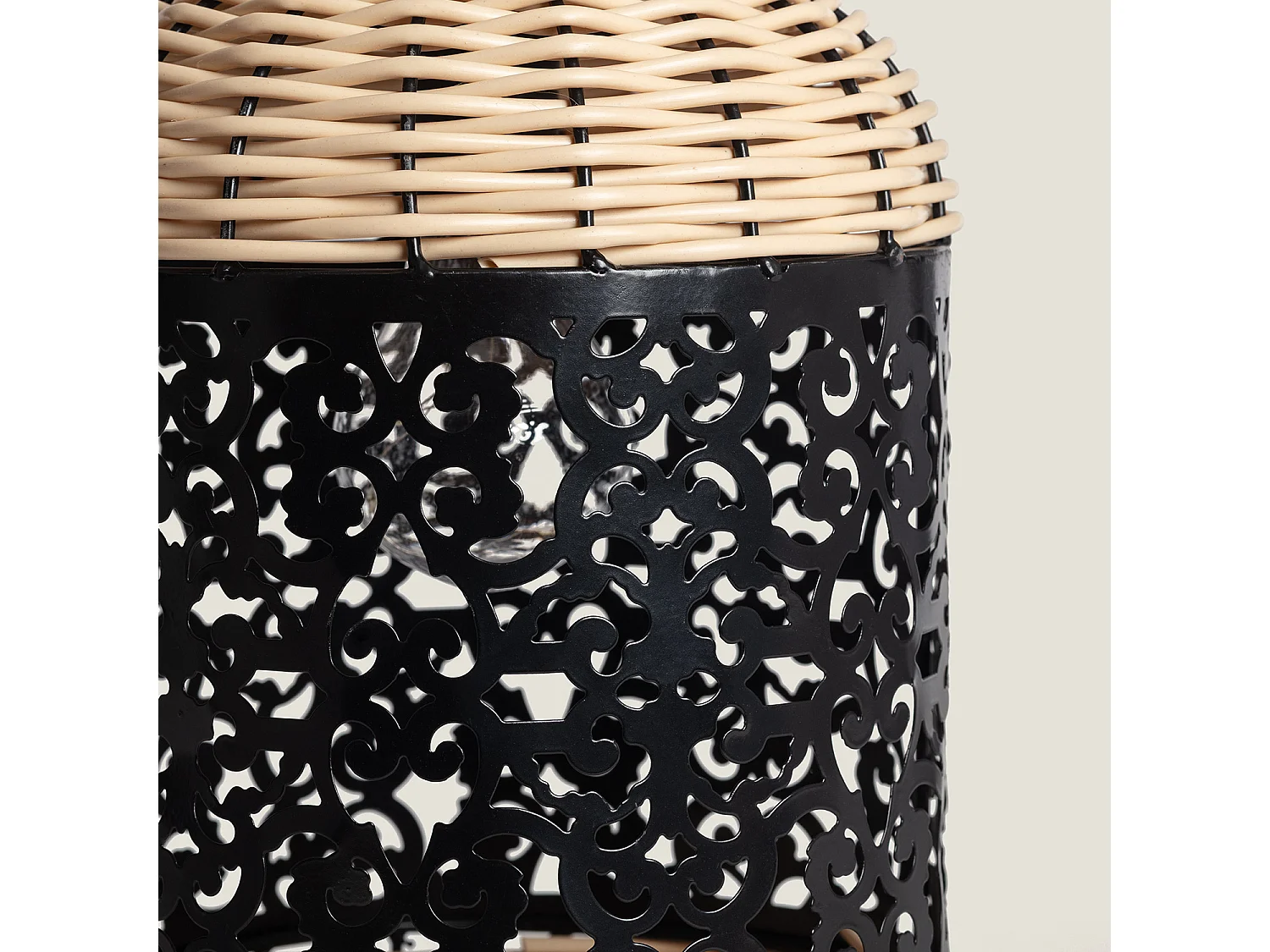 Lámpara de Mesa Exterior LED Solar Agra 2700K Blanco Cálido