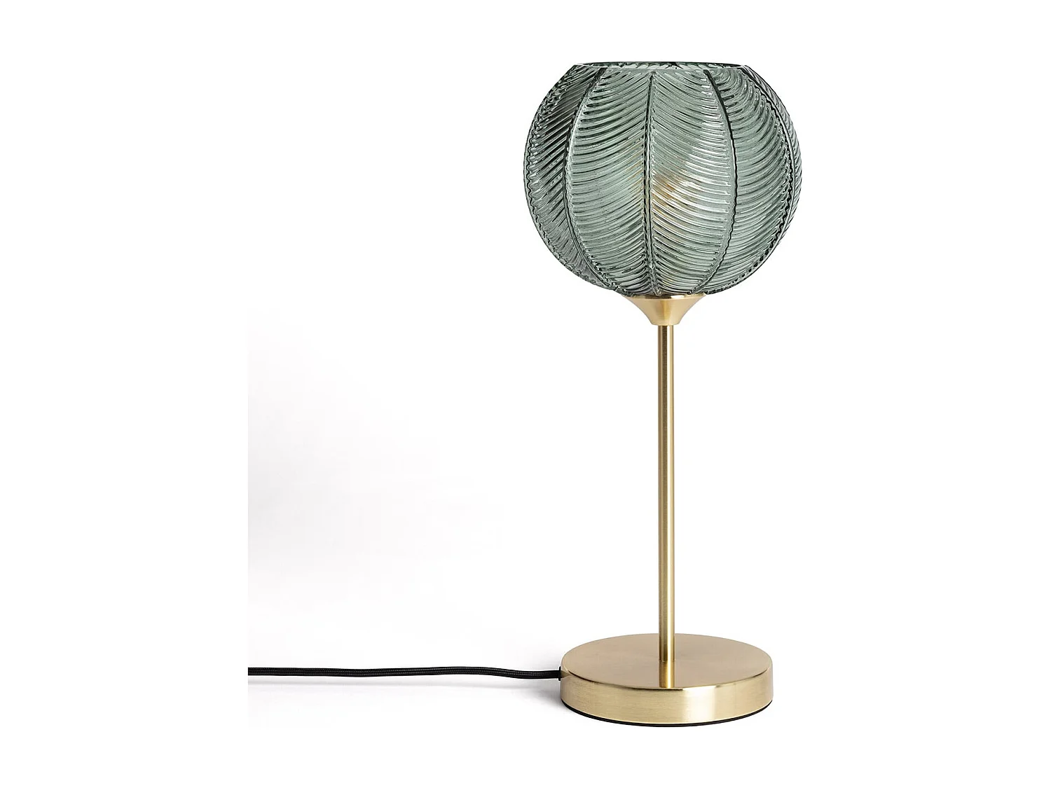 Lampe à Poser Métal et Verre Klimt Vert