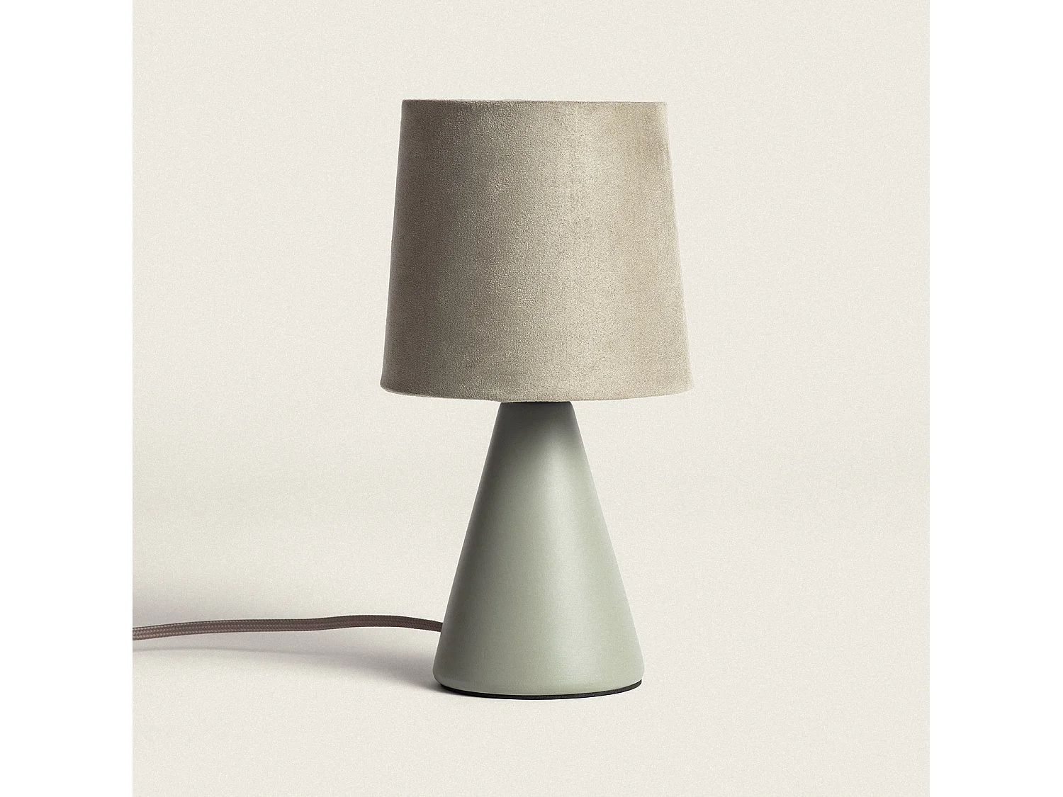 Lampada da Tavolo Ceramica Artzai Verde Oliva