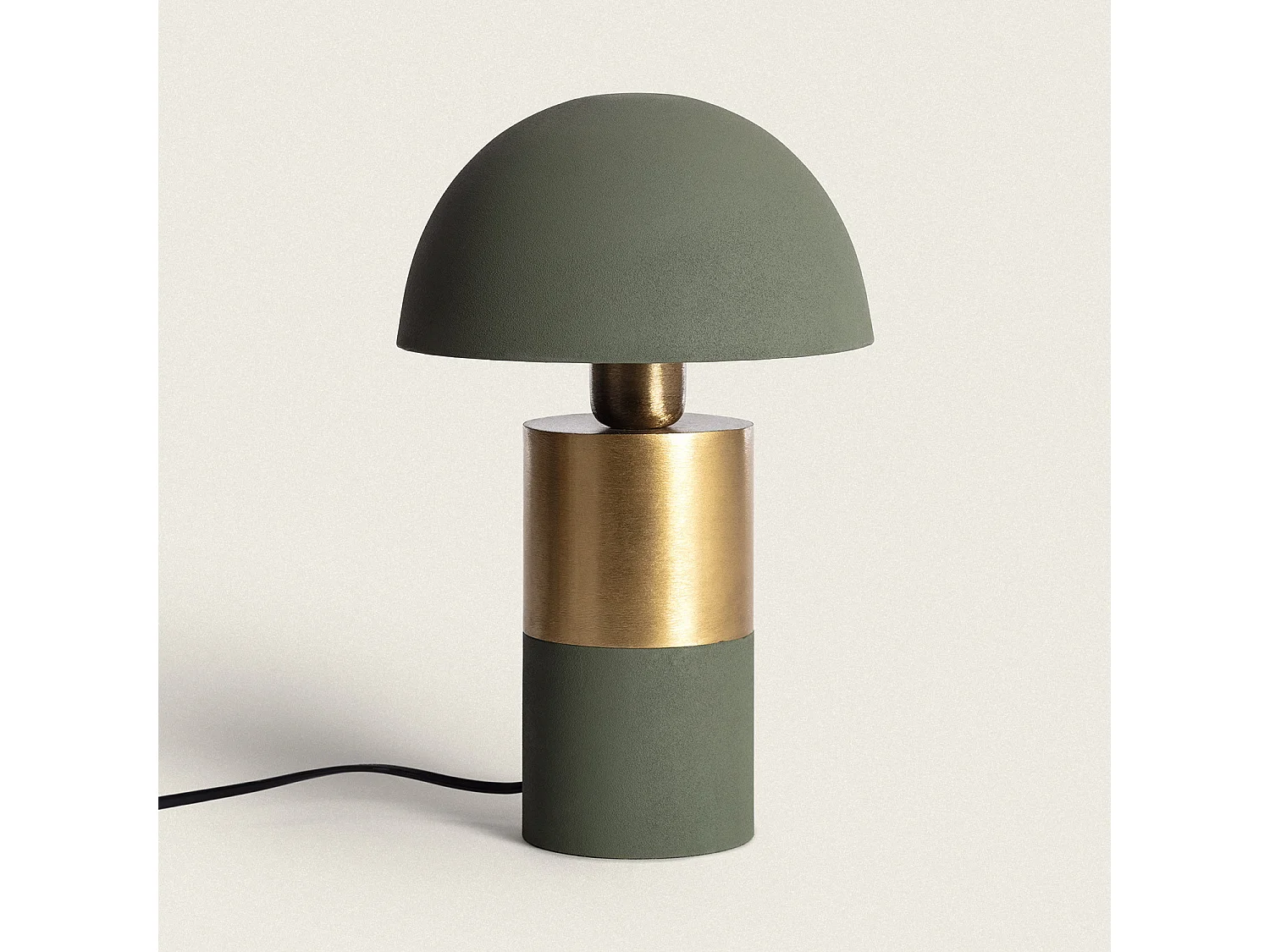 Lampe à Poser Métal Lis Vert olive