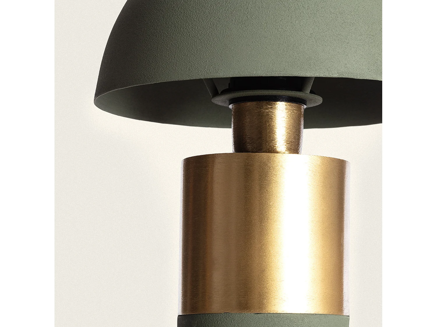 Lampe à Poser Métal Tanev Lis Vert olive