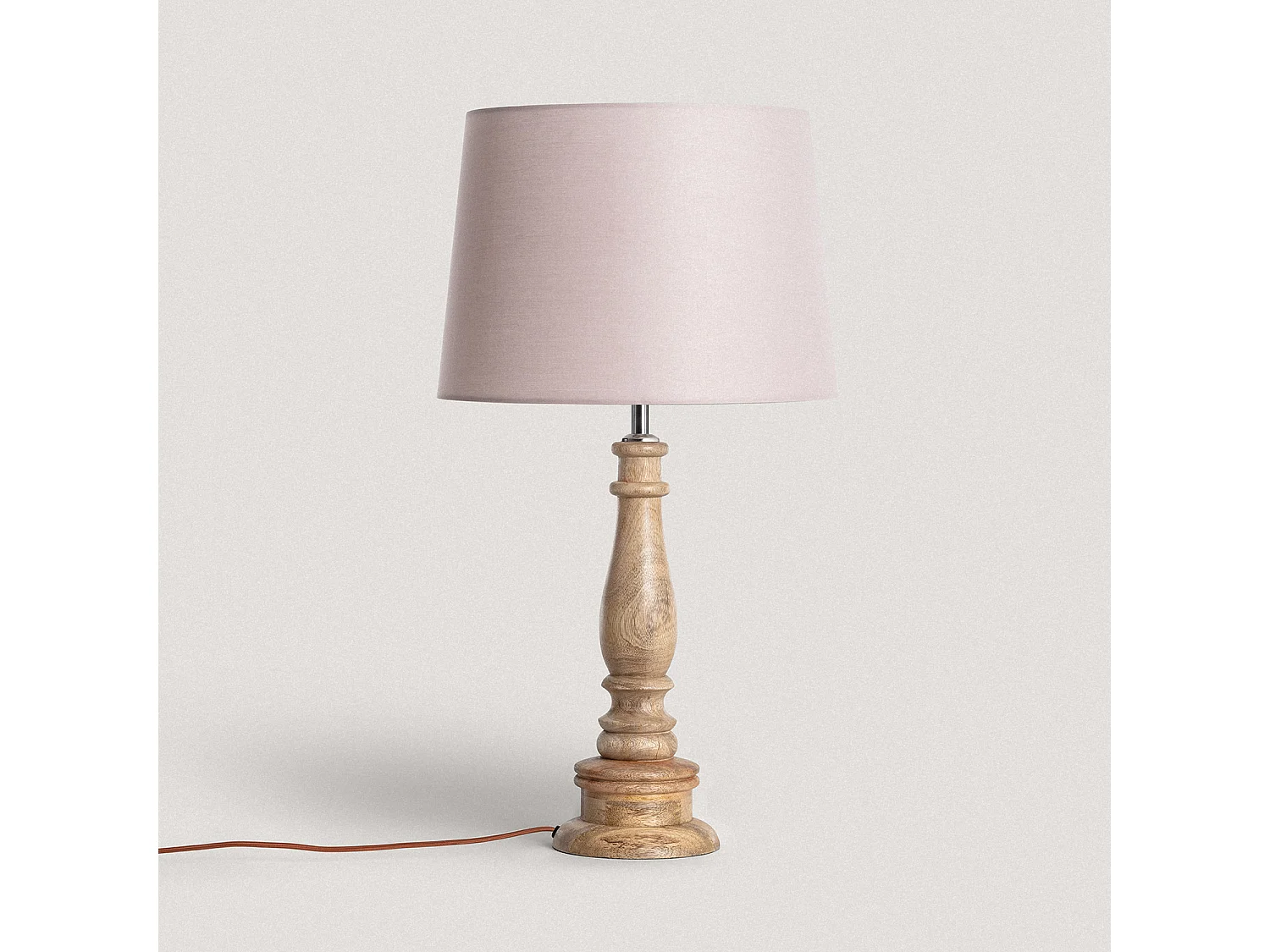 Lámpara de Mesa Madera Dinka ILUZZIA