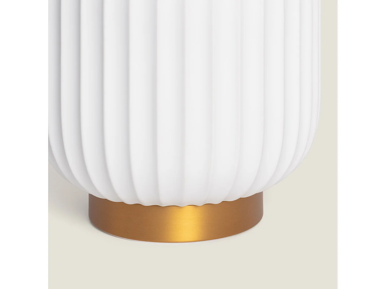 Lámpara de Mesa de Porcelana Irazu Jeko Blanco