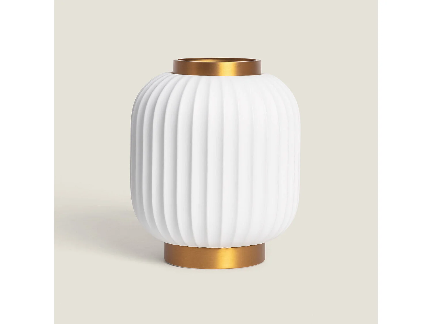 Lámpara de Mesa de Porcelana Irazu Jeko Blanco