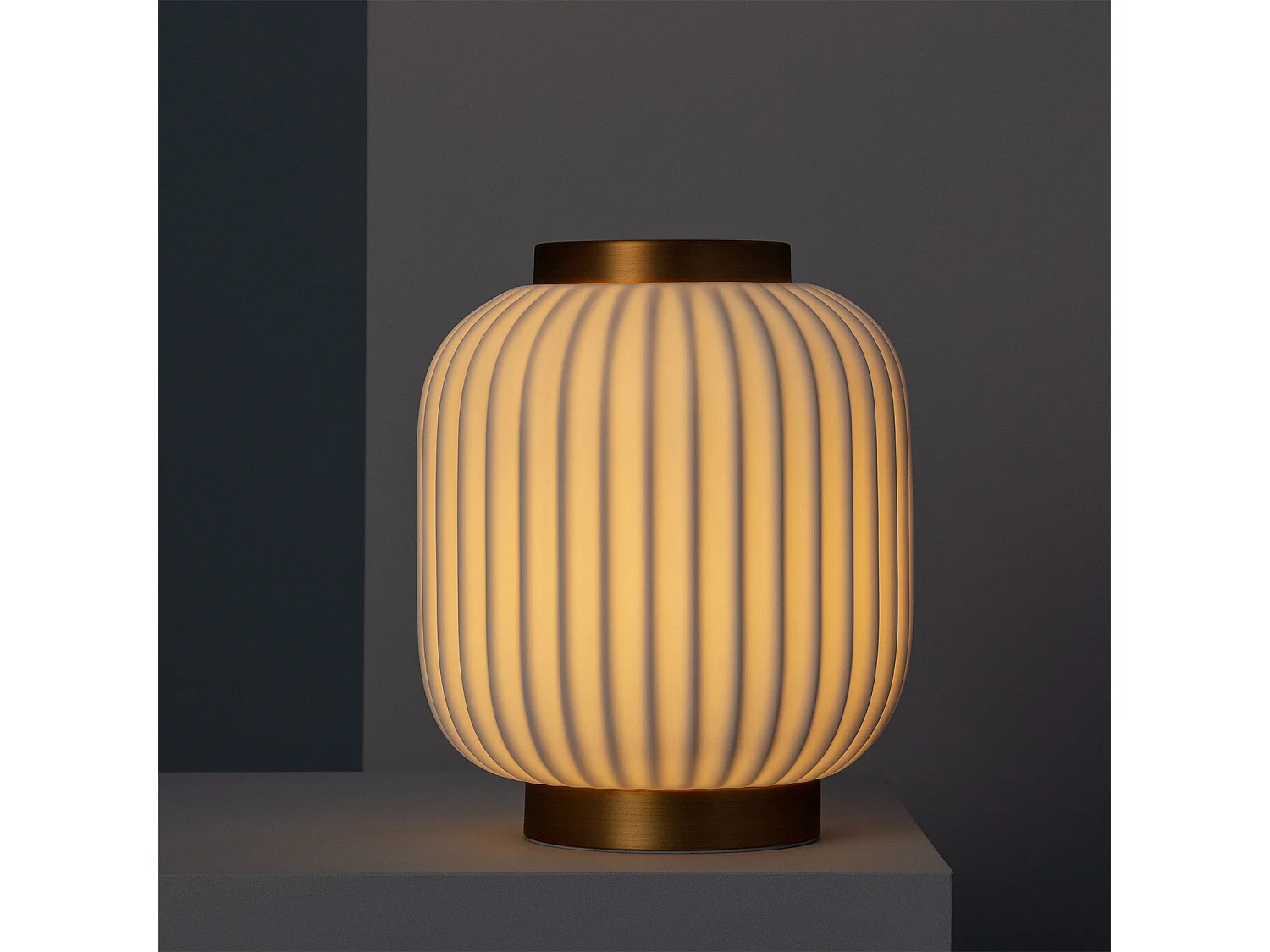 Lampada da Tavolo Porcellana Irazu Jeko Bianco