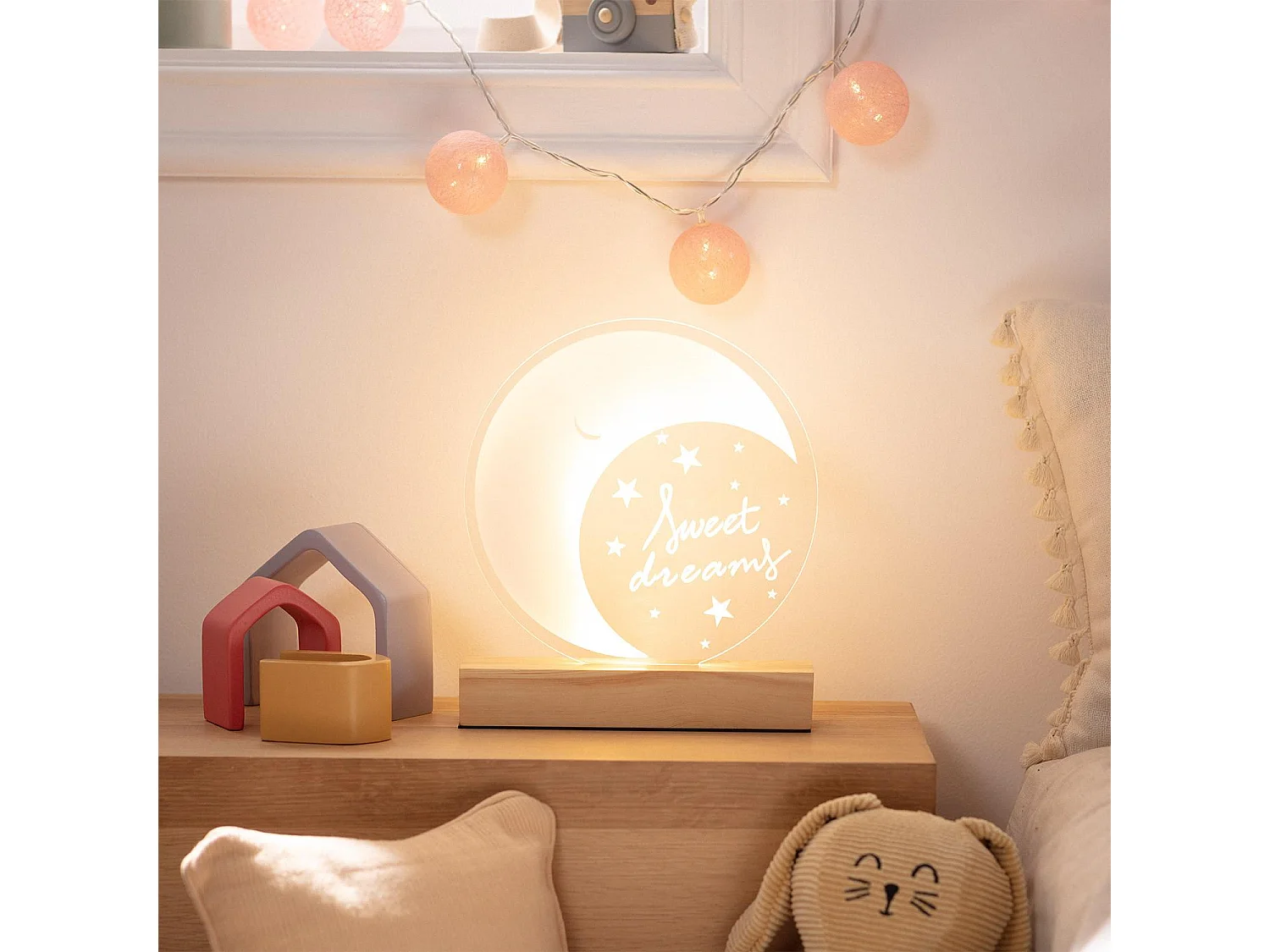 lampada da tavolo Melunis LED per bambini 5W 4000K Bianco Naturale