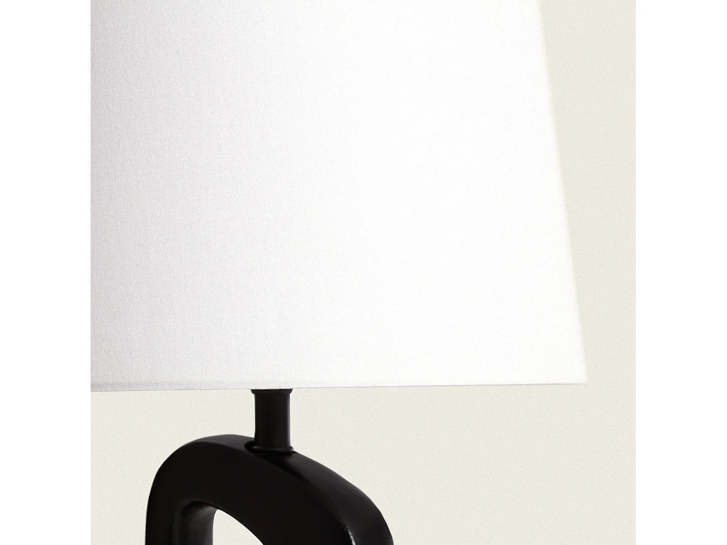 Lampe à Poser Bois Cave ILUZZIA Noir